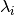 \lambda_{i}